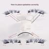 Miumi - Natural Wispy Magnetic False Eyelashes / Applicator / Set