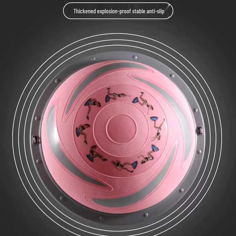 Longchan Mini Yoga Bosu Ball and Wheel