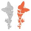 Plantilla de repujado para tarjetas DIY Troquelados de Metal para Borde con Forma de Mariposa Marco