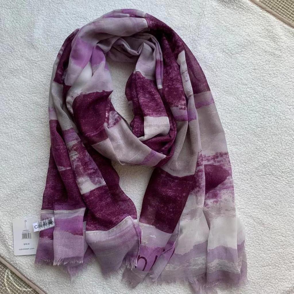 Elegant Floral Jacquard Woven Scarf Shawl for Europe and America