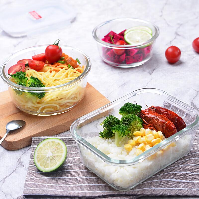 LOCK&LOCK Heat-Resistant Glass Food Container Set