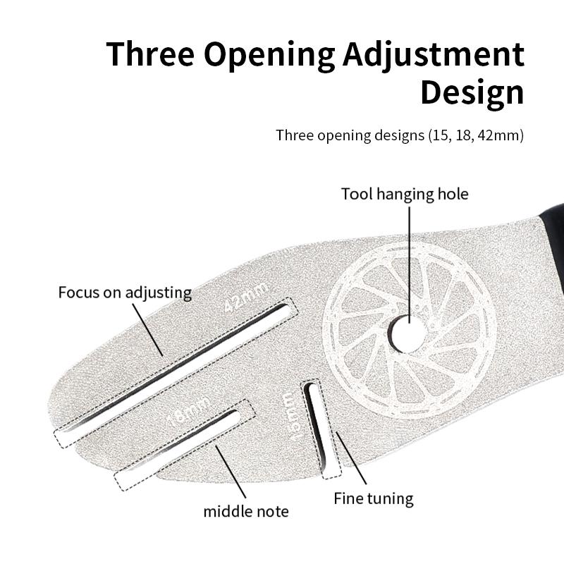 Adjustment Bicycle Rotor Truing Tools Durable Stainless Steel Bike Brake Disc Repair Tools