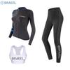 Womens UV Protection Rash Guard Set Surfing Diving Snorkeling Swimming With Long Sleeve Top Shorts Pants