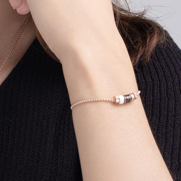 Emporio Armani Beaded Waist Bracelet With Rhinestones Women Bracelet EGS2932221
