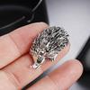 Cute Hedgehog Brooches Alloy Hedgehog Animal Dress Hat Brooch Pins Scarf Buckle Suit Jewelry Access