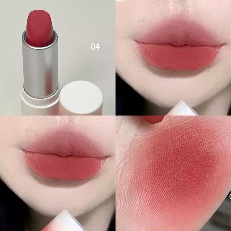 The God of Autumn and Winter Vibes! Low-Foam Matte Lipstick In Tea Brown Color That Enhances Complexion, Is Waterproof and Long-Lasting