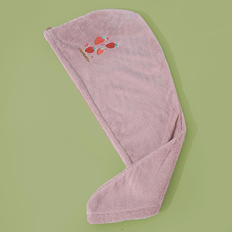 Microfiber Coral Fleece Quick-Dry Hair Wrap Towel