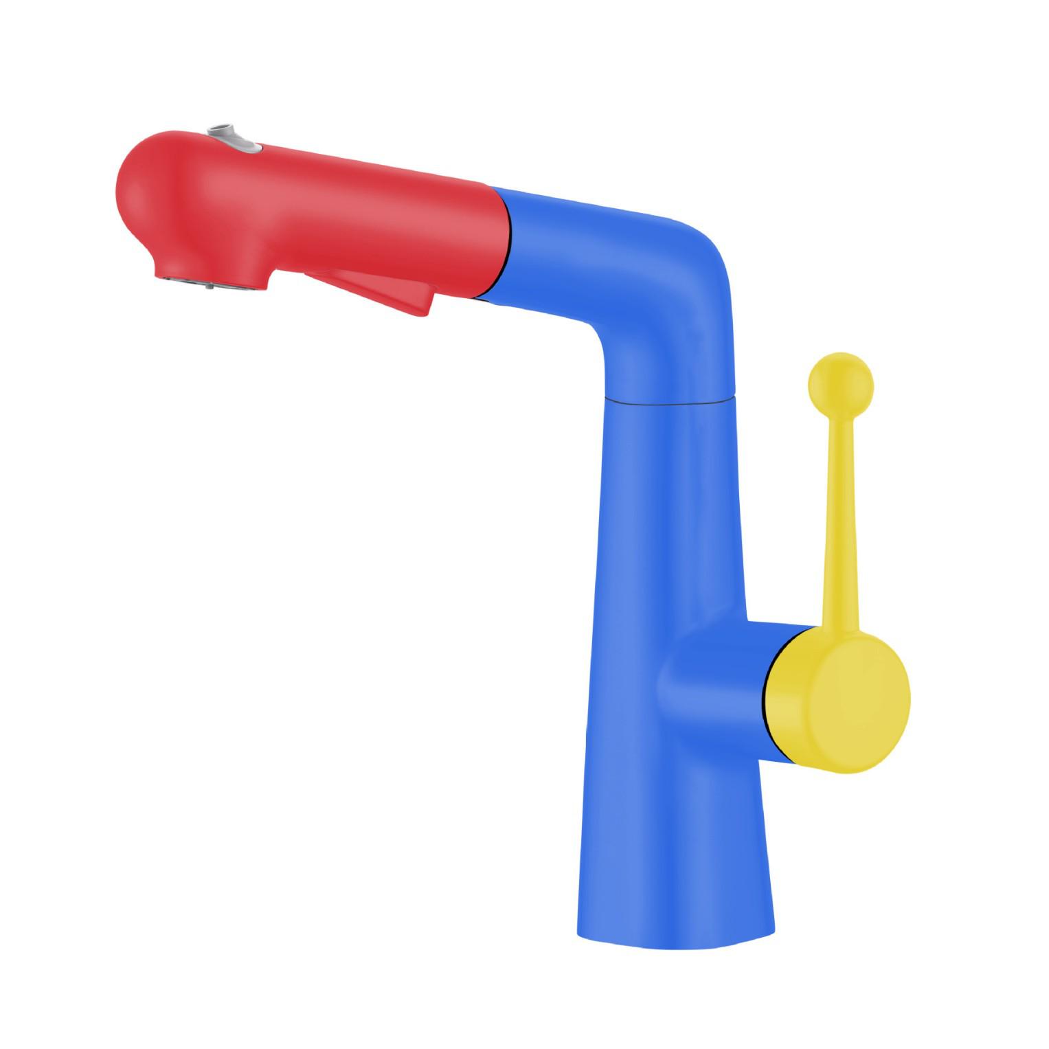 

Мідний Дофаміновий Багатофункціональний Висувний Змішувач для Ванної Кімнати для Раковини (Холодний & Гарячий)