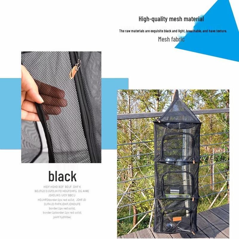 Outdoor Camping Hanging Mesh Drying Rack