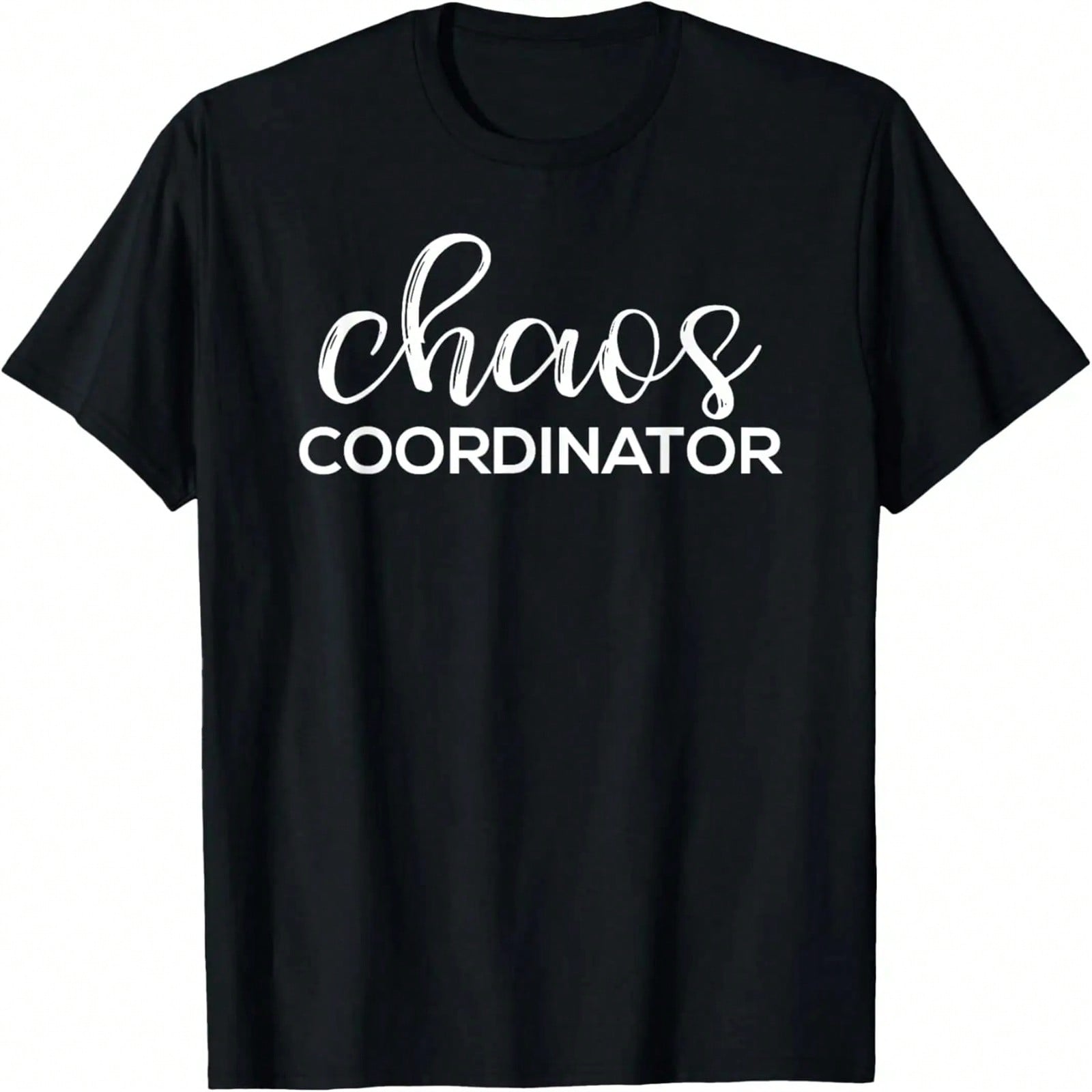 Chaos Coordinator Funny Printed Graphic Mom Sitter Nanny T-Shirt S разноцветный