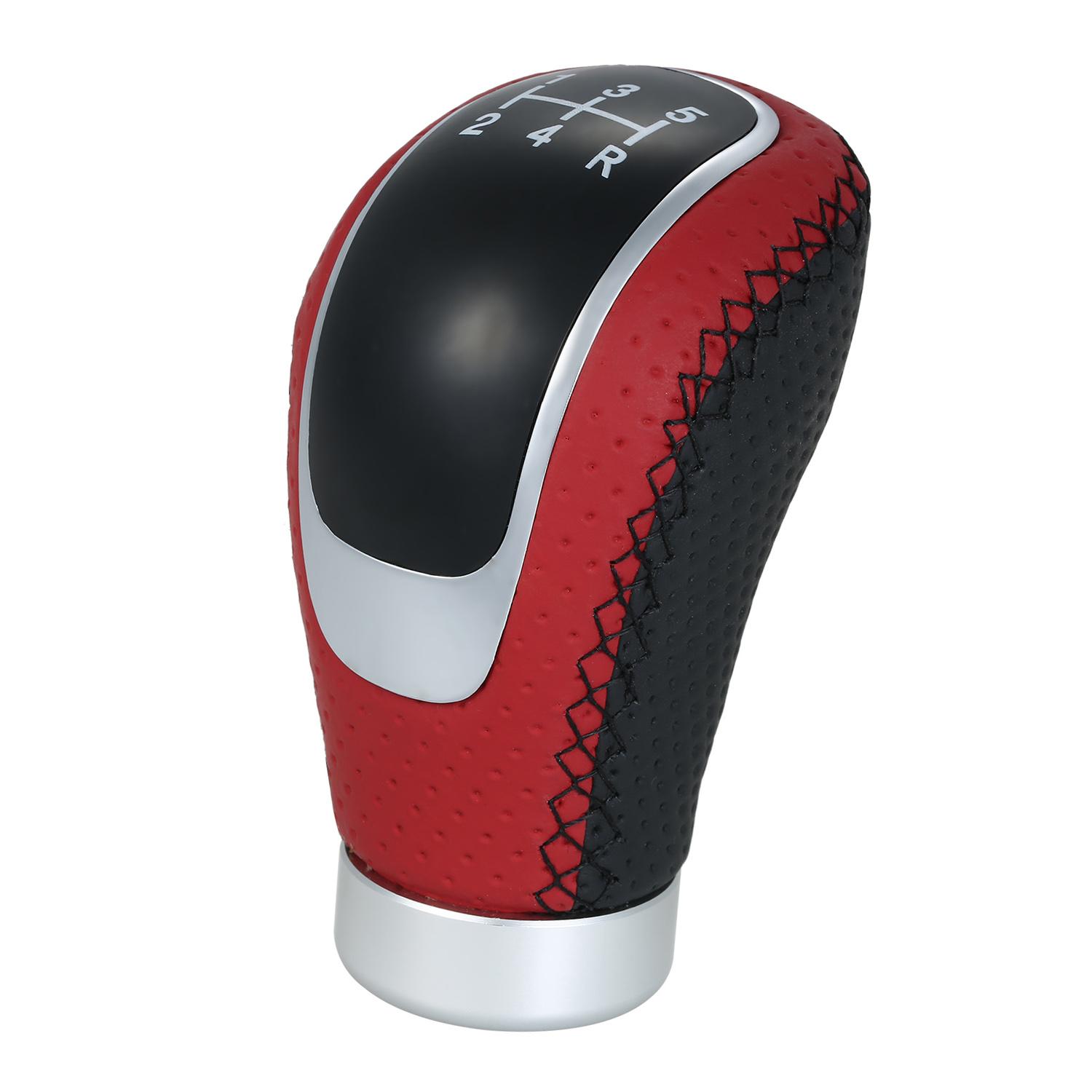 

Universal 5 Speed Gear Shift Knob Shifter Lever Stick Replacement for All Manual Car красный