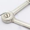 Hydraulic Support Stay Chrome Cabinet Door Hinge with Adjustable Resistance