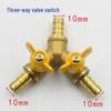 4-Point Yellow Natural Gas Ball Valve with Fine 3-Way Stem