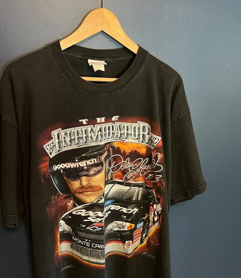 90’s Dale Earnhardt NASCAR Racing “The Intimidator” T-Shirt QT2957 S