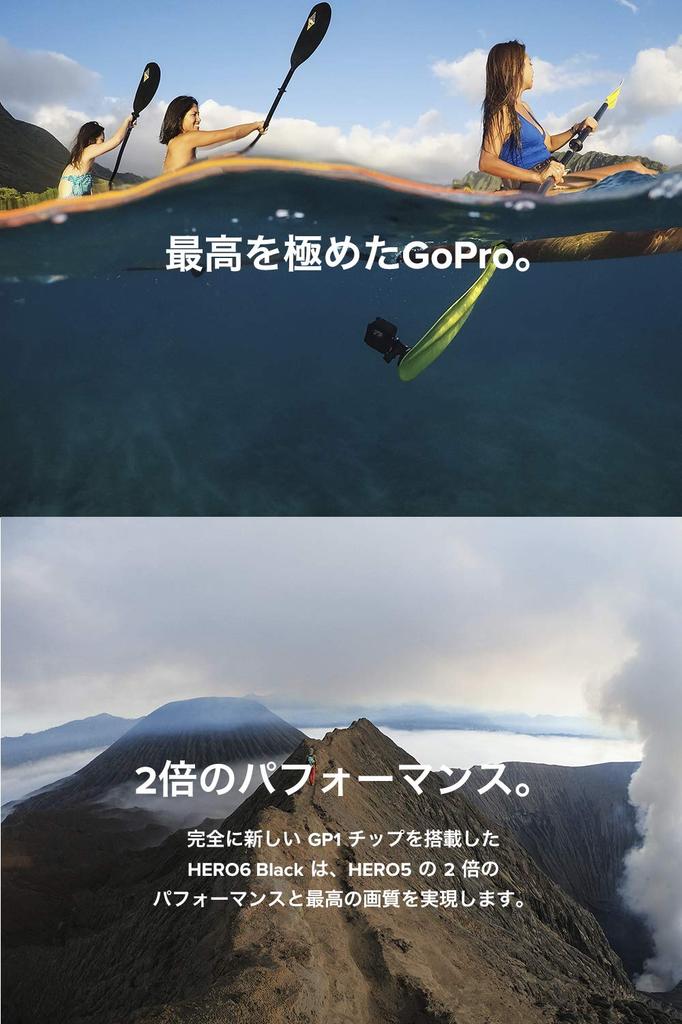 GoPro Action Camera HERO6 Black CHDHX-601-FW