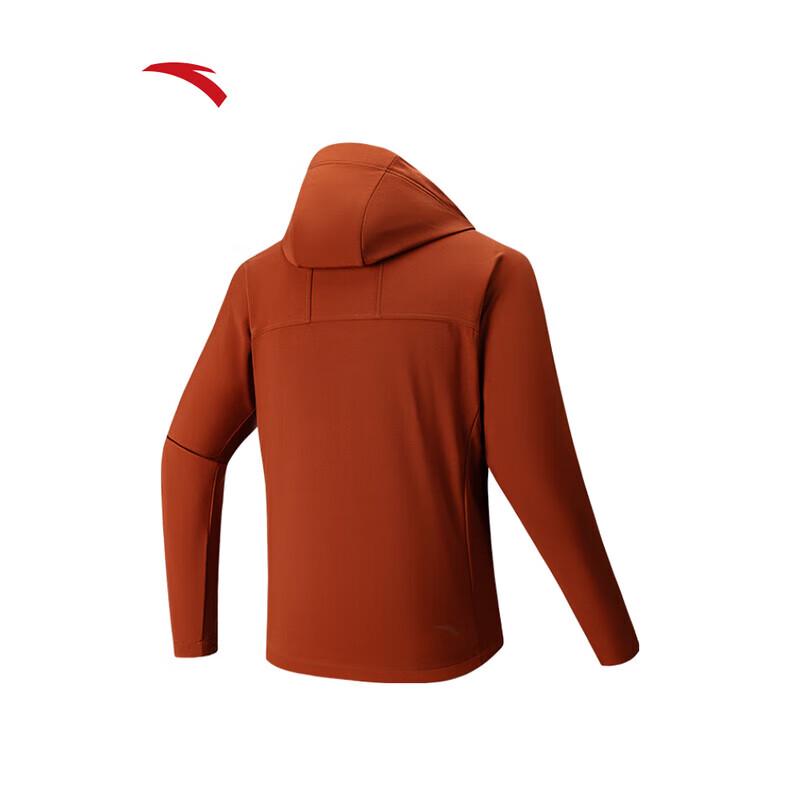 ANTA Men's Waterproof Windproof Warm Softshell Hooded Jacket