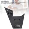 Sorandy Loaded Wiring Pickguard Set for Flying V Electric Guitar 2-Coil Split Mini Humbucker 12 Side Screw Holes