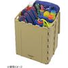 Captain Stag Uw 1527 [oricon Folding Container Folding Container Storage Box Toy Box Trash Can With Handle Hole Olive]