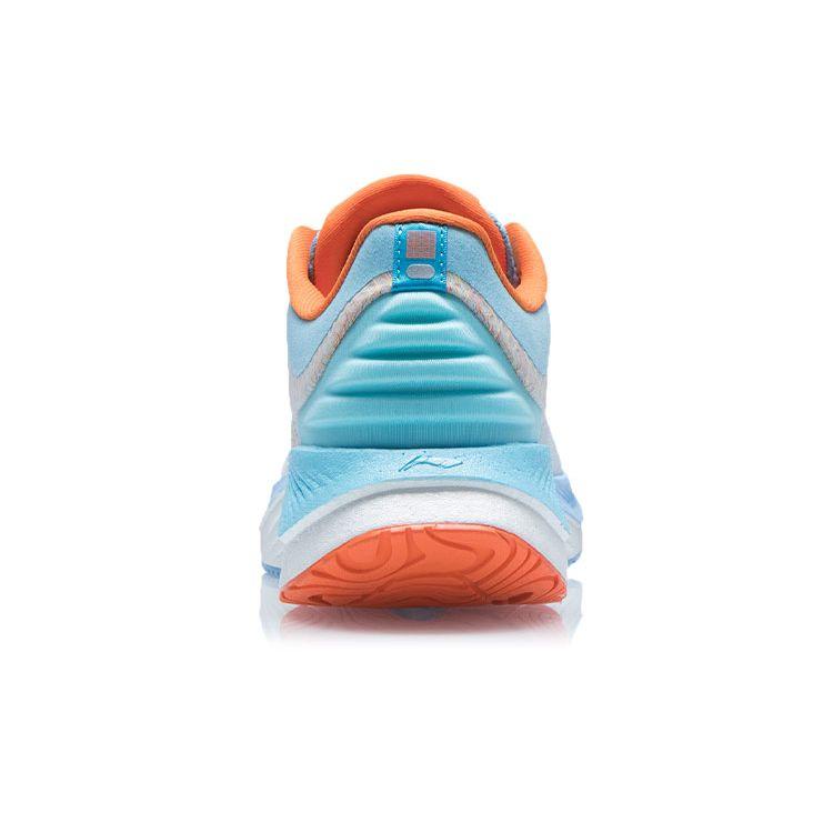 Li Ning Yue Ying Cushioning Non-Slip Durable Low-Top Running Shoes Men sneakers Blue Orange ARHR127-6