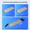 M.2 Solid Drive Case Box NVME/Other Protocols Optional Shock Resistant Aluminum Enclosure for Secure Data Backups
