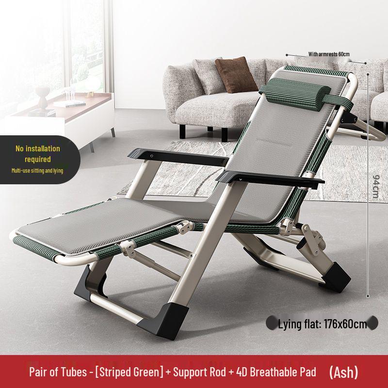 Reclining Foldable Lounge Chair for Napping, Office, or Home Use