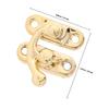 20Pcs Vintage Cabinet Latch Retro Wooden Decorative Hasp Hook Latch for Jewelry Box Suitcase Drawer Cabinet Hardware