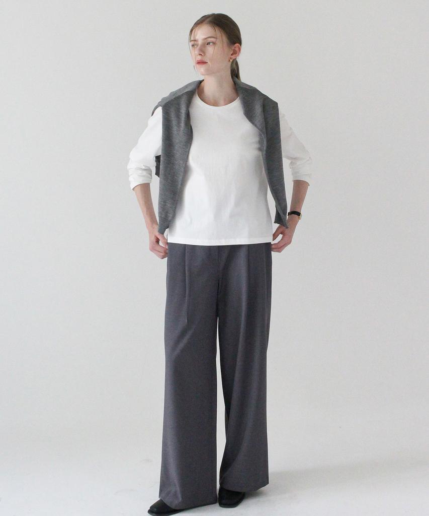 Keullaepeu Silket Cotton Round T-Shirt_Ivory