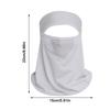 New Ice Silk Cycling Face Mask Thin Breathable Ice Silk Face Mask Uv Sun Protection Face Cover Men Women