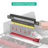 PCIE X16 5.0 Rising Extension Card 180 Degree Fast Speed Expansion Adapter for Optimaled Configurations