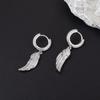New Feather Wing Three-dimensional Earrings with Symmetrical and Agile Wing Earrings