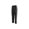 Adidas Originals Trefoil Stripe Logo Print Straight Long Sports Pants Men Bottoms Black IA6329