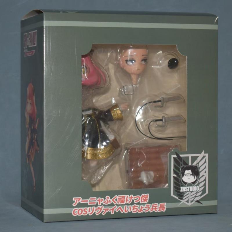 Ania cos commander figure Liwell model, spy playhouse ornament two-dimensional animation beautiful woman statue