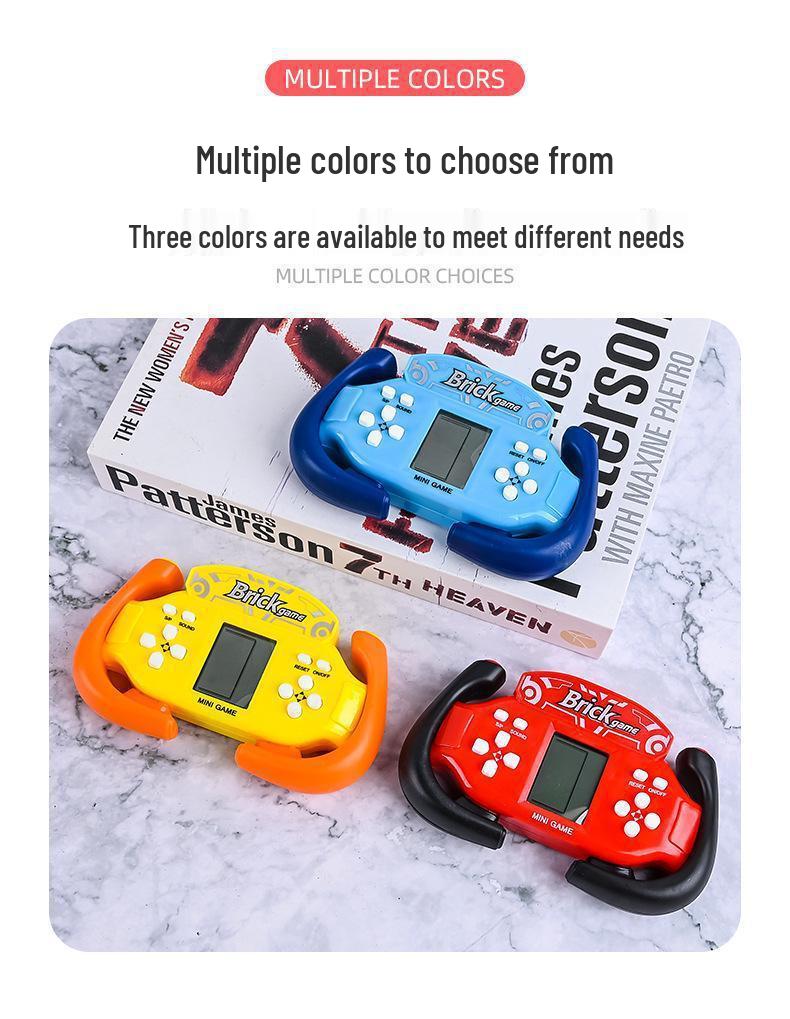 Tetris Mini Retro Handheld Console - Color Box Slightly Damaged, Nostalgic Stress Relief Toy for Students
