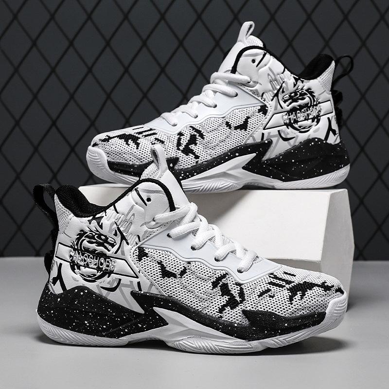 

Classmate 2025 spring and autumn mesh breathable basketball shoes boys fashion wear-resistant non-slip middle and older children running sports shoes 40