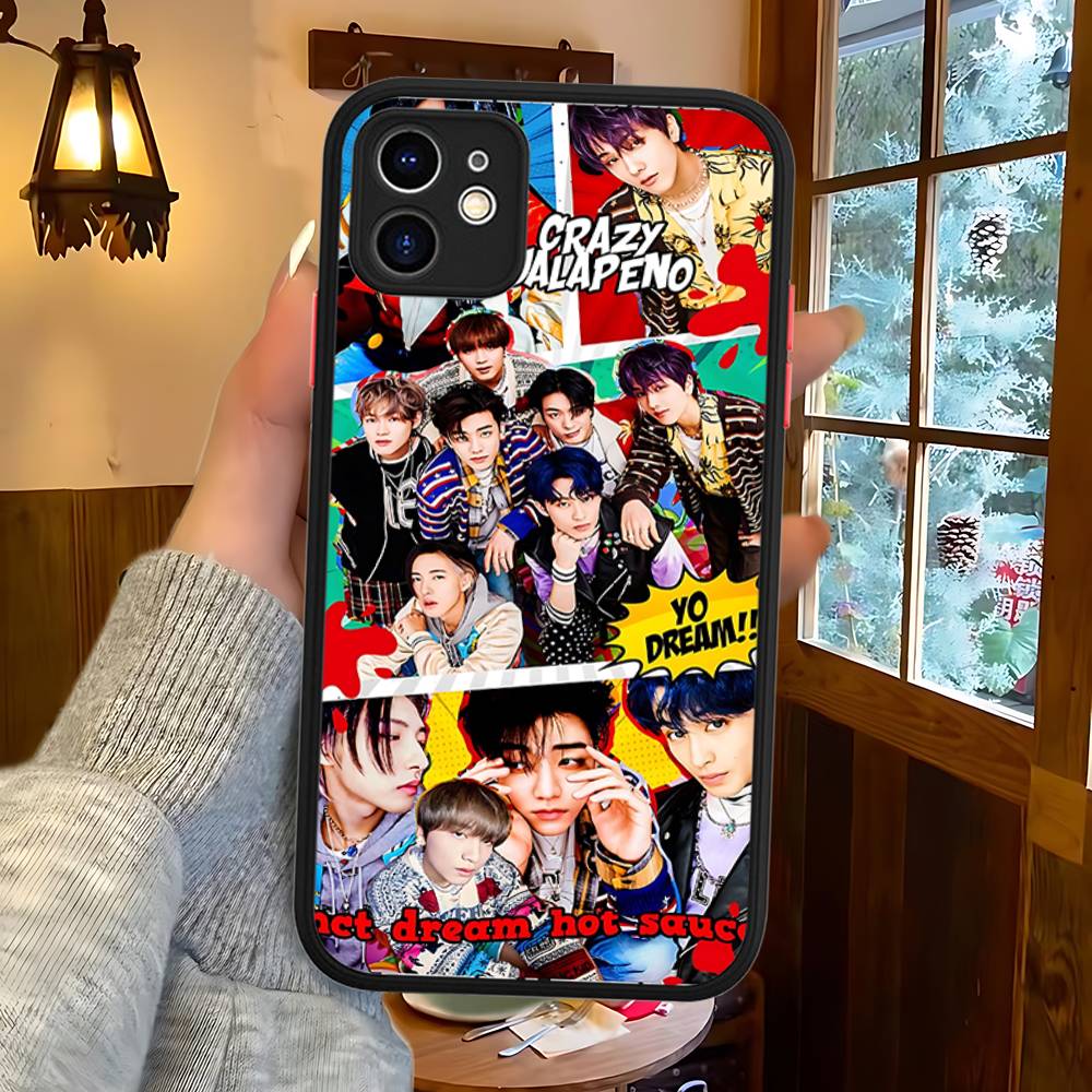 Band N-NCT MUSIC For IPhone 15 16 Pro Max 11 12 13 14 XS XR X Plus 16E Matte Translucent Phone Cover