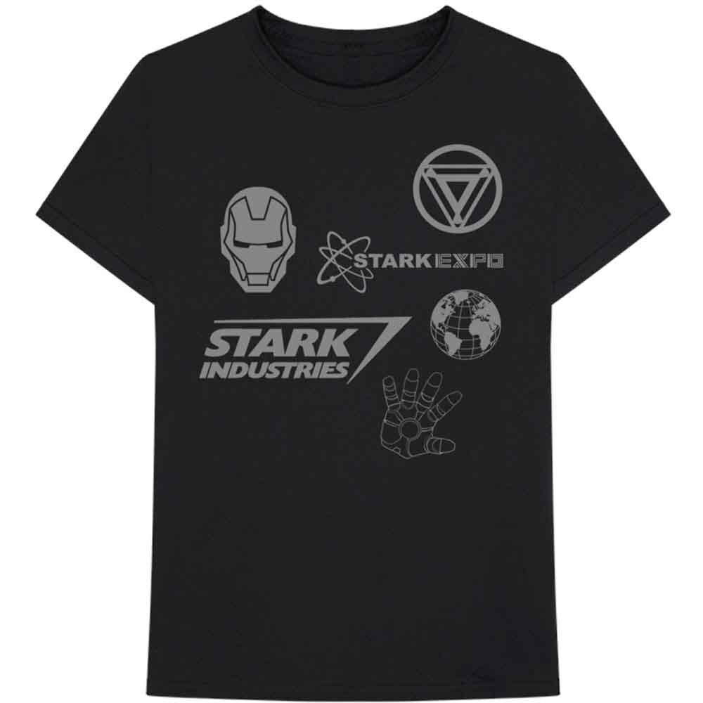 Marvel Comics Iron Man Stark Expo T-Shirt Black New Unisex T-Shirt XXXL
