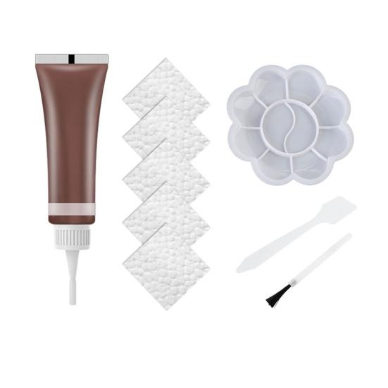 1 Set Faux Leather Repair Kit with Coloring Gel Accessories Professional Car Seat Sofa Jacket Handbag Shoes Faux Leather Scratch Repair Refurbishment