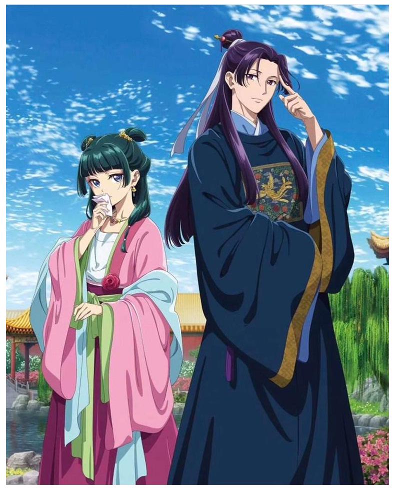 The Apothecary Diaries Jinshi Dark Blue Official Anime Cosplay Uniform