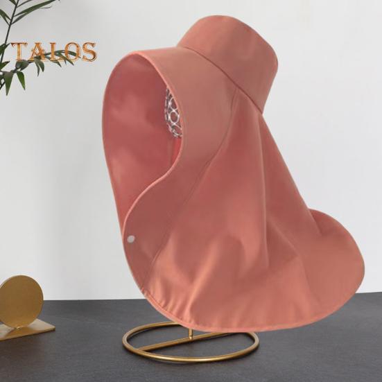 Women Sun Protection Hat Wide Brim Shawl Sun Hat with Neck Flap Outdoor Fishing Visor Hat Summer Beach Buckle Hat for Hiking