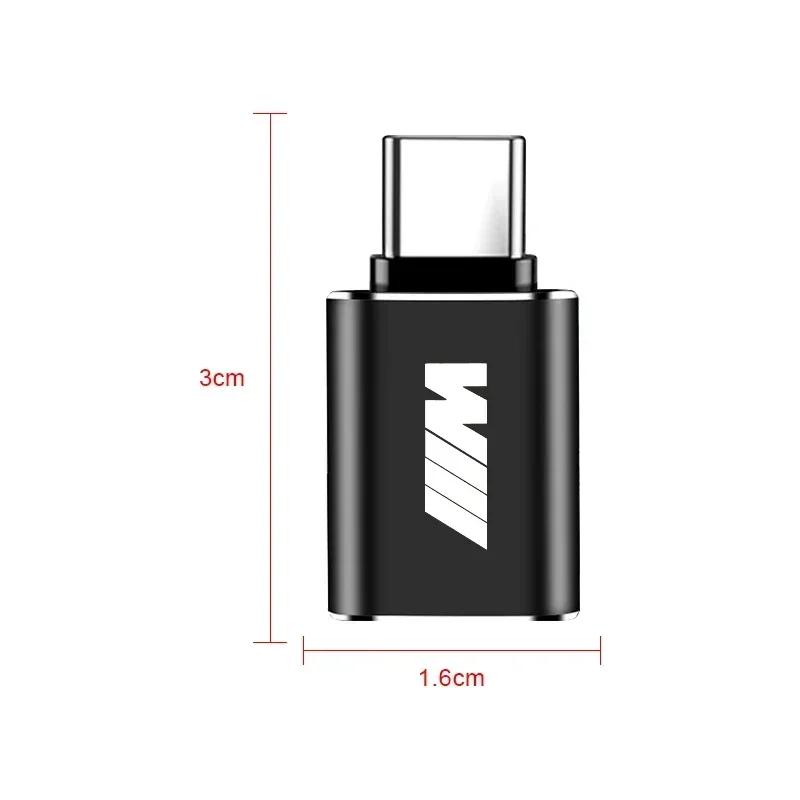 Car Usb Type C Cable Converter Charging Adapter Car Accessories For BMW M M3 M4 M5 X1 X3 X5 X6 X7 F10 F20 F22 F30 Performance