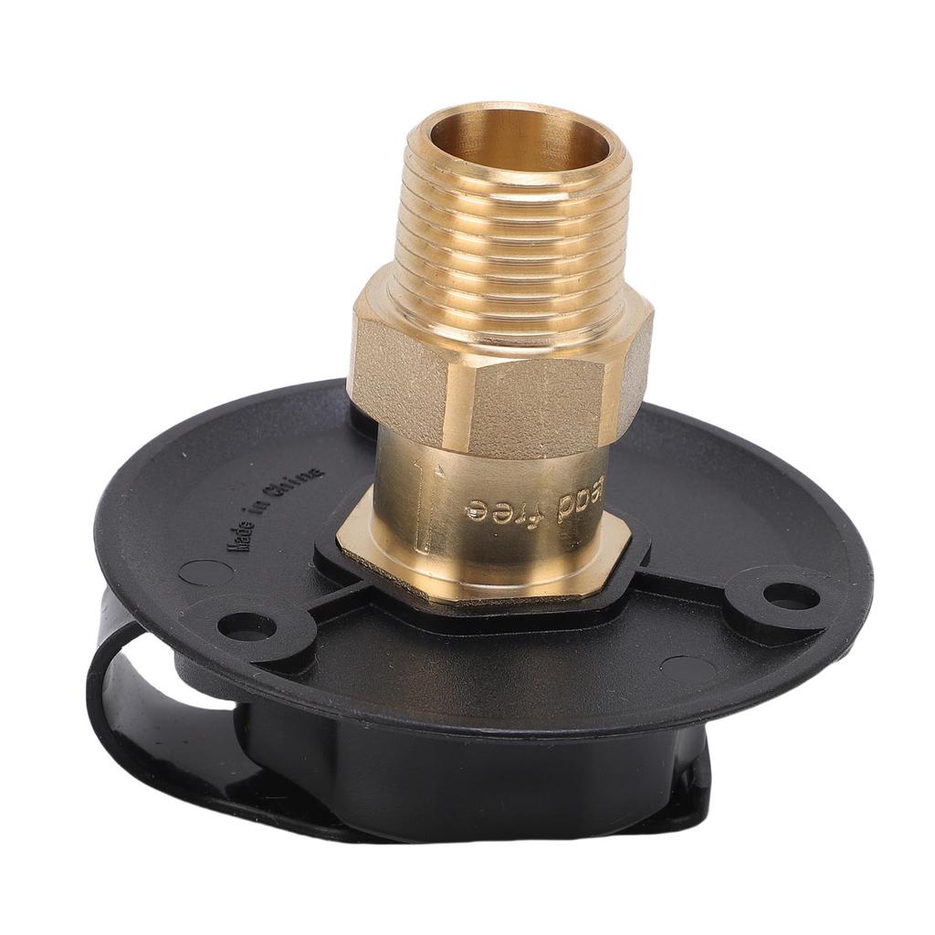 RV City Water Fill Inlet Brass One Way RV Water Inlet Replacement for for RV Trailer Marine