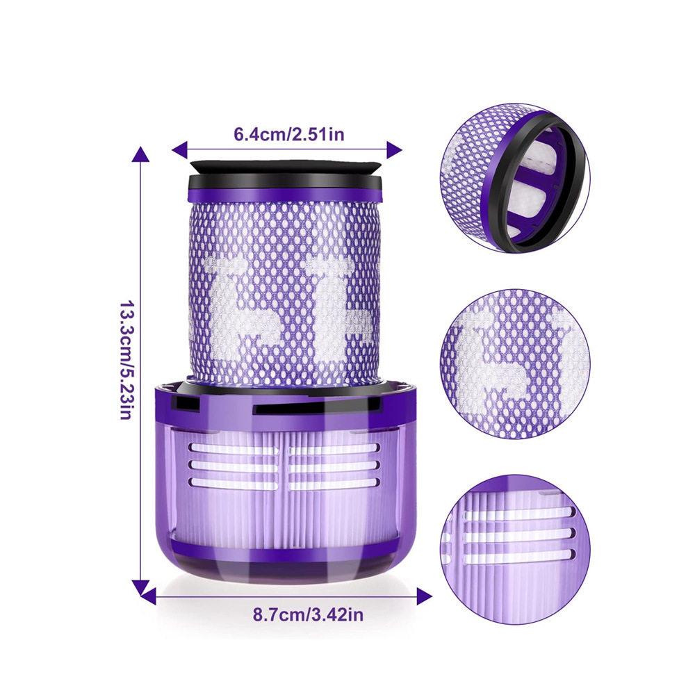 Dyson V12/Slim Staubsauger Hinterer HEPA- & Baumwollfilter Zubehör
