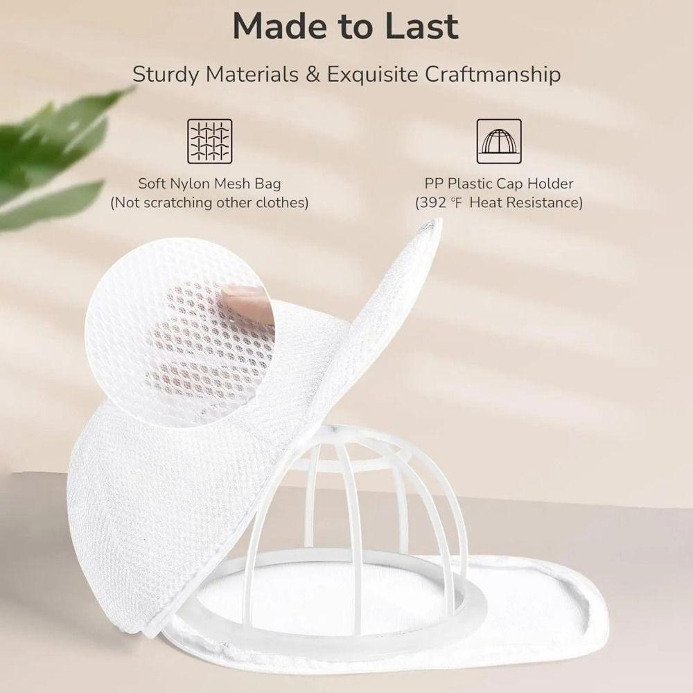 Dishwasher Safe Cap Cleaner Laundry Bag Anti-Deformation Hat Protector Racks  Home Use