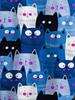 Digital Print - Men's Short Sleeve Shirt, Men's Casual Short Sleeve Shirt, All-Over Cute Cat Print, Stylish and Versatile for Beach Vacations -