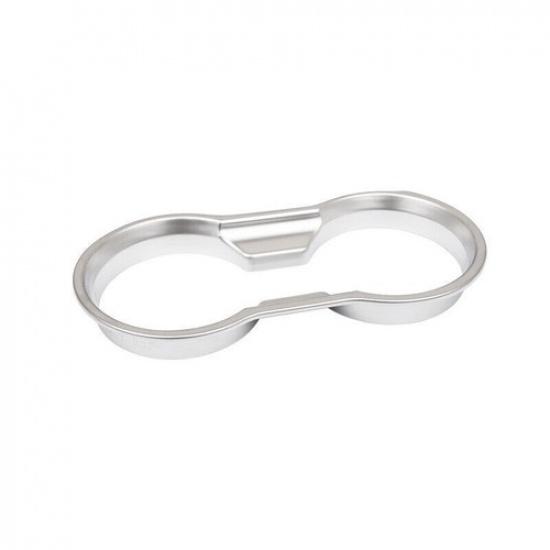 Middle Console Water Cup Frame For Lexus NX200t 300 300h 2015-2021 Matte Silver