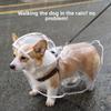 Dog Raincoat Cape Pet Raincoat Puppy Transparent Rain Cape Pet Clothes Dog Waterproof and Rainproof