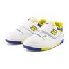 New Balance Nb 550 Leather Round Toe Lace-Up Casual Shoes Kids sneakers White Yellow PHB550CG
