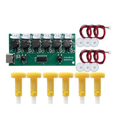 Compactly 6 Sprayer Ultrasonic Humidifier Control Board DC5V Powered By USB Type C Interfaces Humidifiers Module