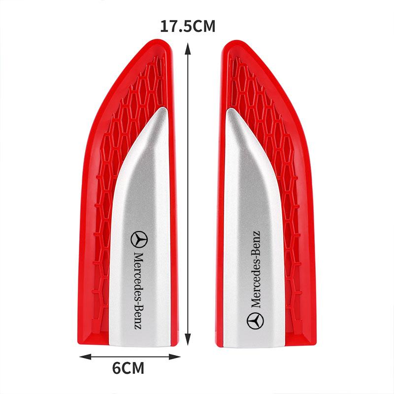 Auto Door Fender Side Blade Badge Car Body Sticker For Mercedes Benz B/C/E/S Class W203 W204 W205 W210 W211 W212 W221 Accessorie RT1