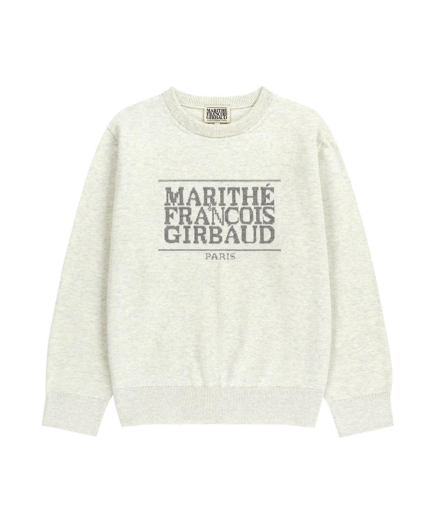 Malittepeulangsowajeobeo Classic Logo Knit Pullover Ivory